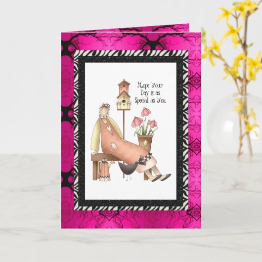 私の友人カード カード (黄色い花)