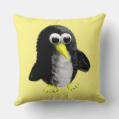 私の友人ペンギンのベビーボディスーツ クッション (裏面)