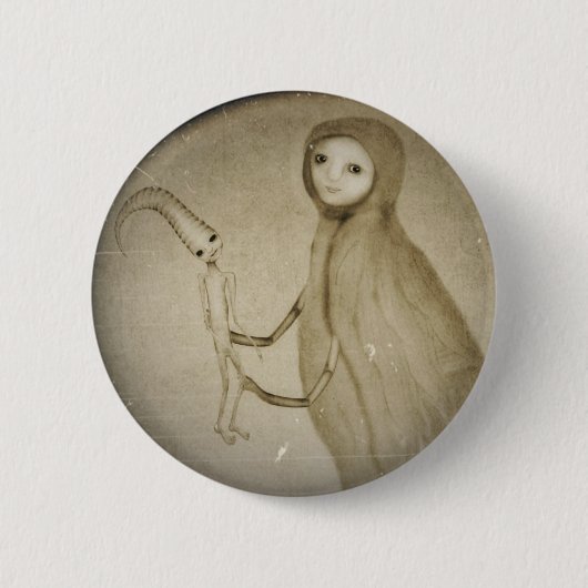 私の友人ボタンがあって下さい 缶バッジ (正面)