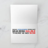 私の友人ボブ カード (内部)