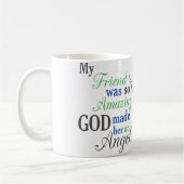 私の友人天使-胆管蟹座 コーヒーマグカップ (左)