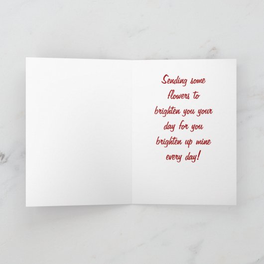 私の友人、あなたは私のデイ誕生日カードを明るくする カード (内部)