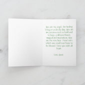 私の友人-天使の挨拶状のため カード (内部)