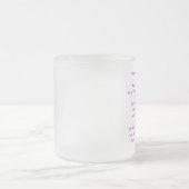 私の友人-曇らされたガラスのマグ--があることをありがとう フロストグラスマグカップ (中央)