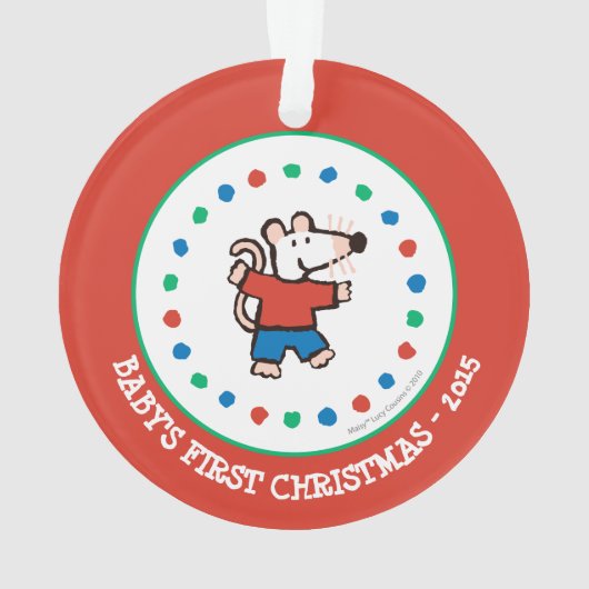 私の友人Maisy オーナメント (裏面)