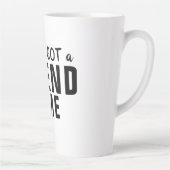 私の友得人タイポグラフィの友情 カフェラテマグ (右)