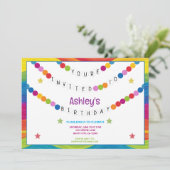 私の友情ブレスレット時代の誕生日パーティー 招待状 (スタンド正面)