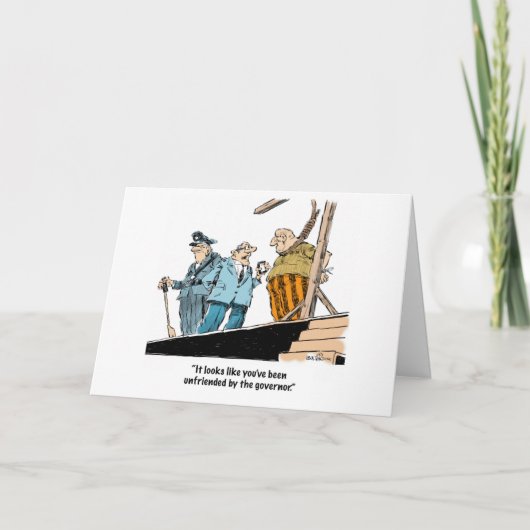 私の友感謝してい人であるための絞首台 サンキューカード (正面)