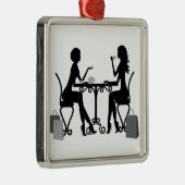 私の友最高の人か***姉妹*** メタルオーナメント (右)