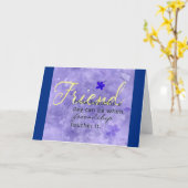 私の友達に幸せ***生まれ最高のた*** カード (黄色い花)