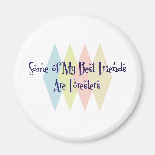 私の友達の中に最高のは友達がいる マグネット (正面)