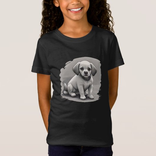 私の友達の小さな最高の犬を Tシャツ (正面)