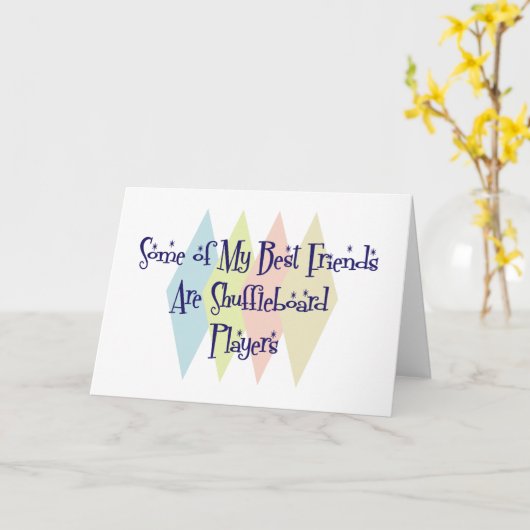 私の友達の最高の中には船乗り選手がいる カード (黄色い花)