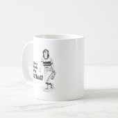 私の友達はみんなソフトボールをする コーヒーマグカップ (正面左)