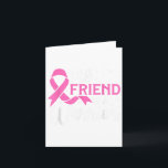 私の友達は戦士 乳がん啓発ピン カード<br><div class="desc">私の友達は戦士 乳がん啓発 ピンクリボン</div>