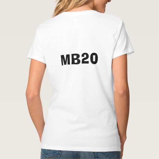 私の友達は皆ここに来ている Tシャツ (裏面)