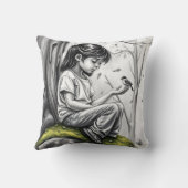 私の友達…彼らは私の少年と女の子と戦わない クッション (裏面)