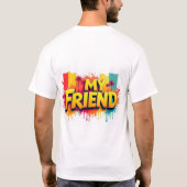 私の友達 Tシャツ (裏面)
