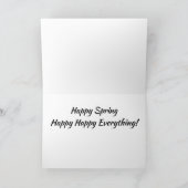 私の双子に幸せな「イースター」と「春」****を*** カード (内部)