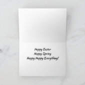 私の双子に幸せな「イースター」と「春」****を*** カード (内部)