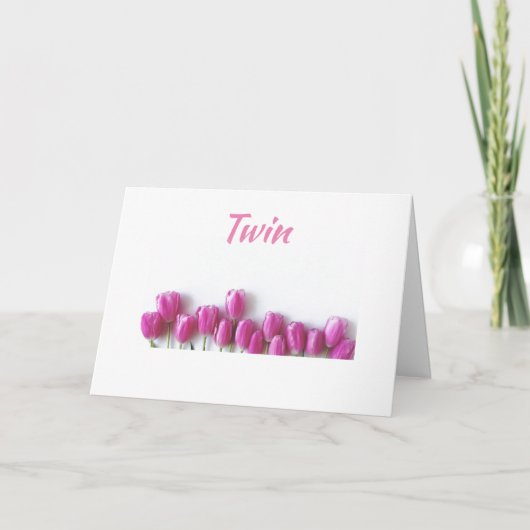 私の双子に幸せな「イースター」と「春」****を*** カード (正面)