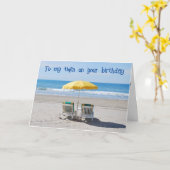 **私の双子に**「見る」素晴らし誕生日 カード (黄色い花)