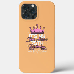 私の双子の妹75th誕生日パーティー75年 iPhone 13 pro maxケース