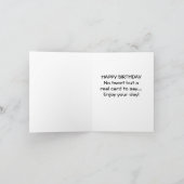 私の双子の誕生日 カード (内部)