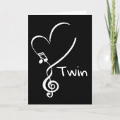 私の双子は世界一のハート誕生日 シーズンカード (正面)