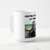 私の双子を捕まえる準備 コーヒーマグカップ (正面左)