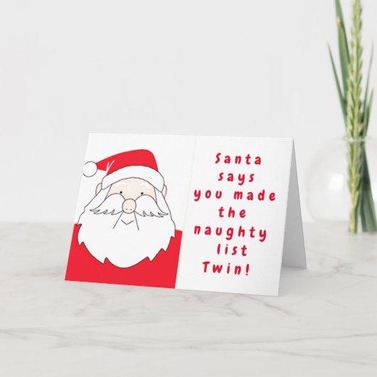 **私の双子用の石炭の小さな塊** シーズンカード (正面)