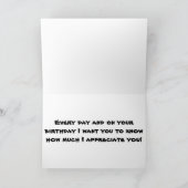 私の双子「爪、 ネイルIT」毎日(誕生日) カード (内部)