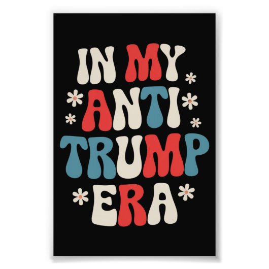 私の反トランプ時代 2024年 反MAGA 反共和党 フォトプリント            (正面)