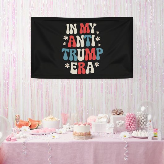 私の反トランプ時代 2024年 反MAGA 反共和党 横断幕 (パーティー)
