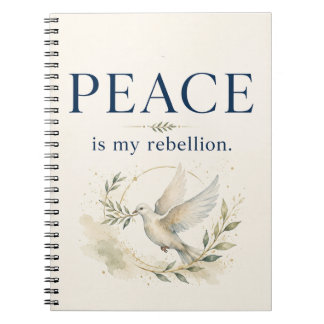 私の反乱は平和 Journal ノートブック