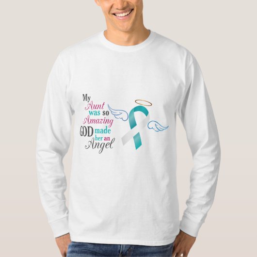 私の叔母さん天使-子宮頸癌・ Tシャツ (正面)