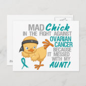 私の叔母さん3卵巣癌と台なしになる気違いのひよこ ポストカード (正面/裏面)