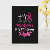 私の叔母の戦いは私の戦い癌認識度 カード (黄色い花)