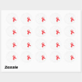私の叔母の戦いは私の戦い血がん認識度 ラウンドシール (シート)