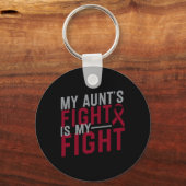 私の叔母の戦いは私の戦い鎌状赤血球貧血Awa キーホルダー (裏面)