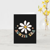 私の叔母の時代の恋人グルーヴィレトロおばさん日 カード (黄色い花)