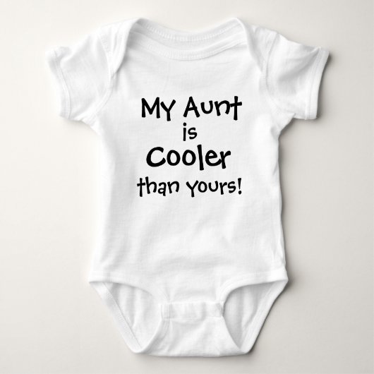 私の叔母はクール君のより可愛い生まれたばかりの ベビーボディスーツ (正面)