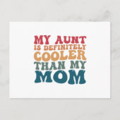私の叔母は母クールより間違いない ポストカード (正面)