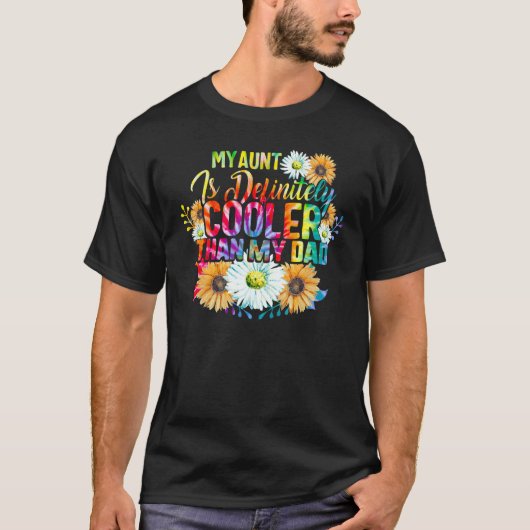 私の叔母は私のクールパパのティエフローラよりもお気に入りの Tシャツ (正面)