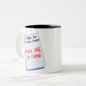 私の叔父さんののHouse規則無し ツートーンマグカップ (正面左)