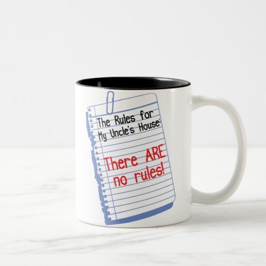 私の叔父さんののHouse規則無し ツートーンマグカップ (右)