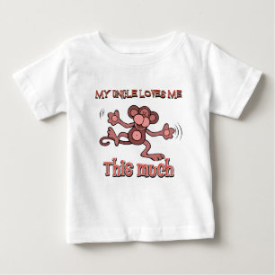 私の叔父さんはこの私を大いに愛します ベビーTシャツ
