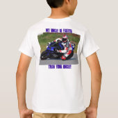 私の叔父さんIS FASTER THAN YOURの叔父さん! Tシャツ (裏面)