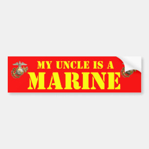 私の叔父さんIS MARINE バンパーステッカー