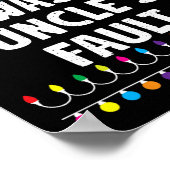 私の叔父のクリスマスマッチングおもしろいは間違っていた ポスター (角)